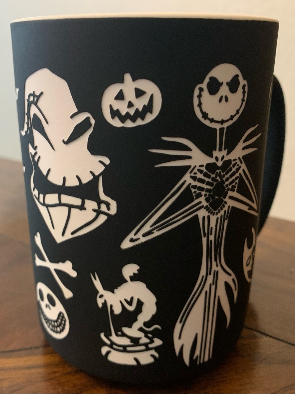 NEW Matte-Black Disney The Nightmare Before Christmas Character Mug Halloween